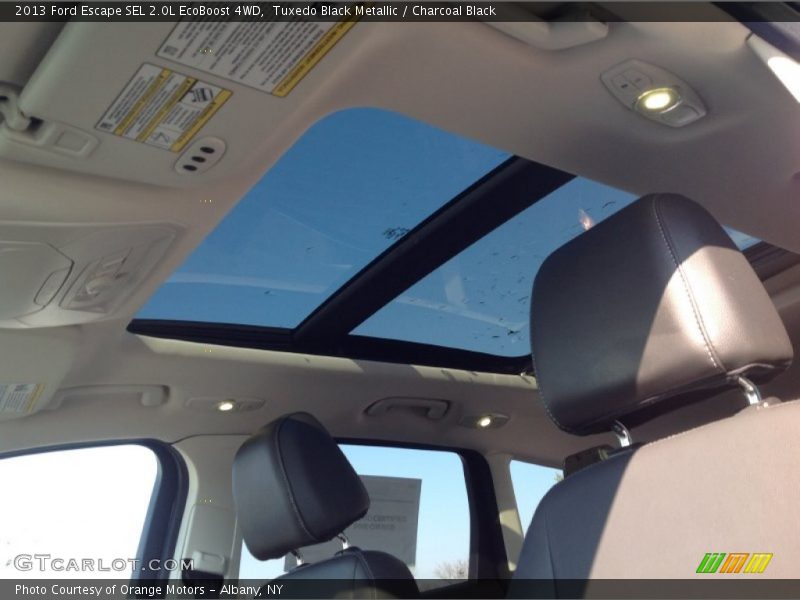 Tuxedo Black Metallic / Charcoal Black 2013 Ford Escape SEL 2.0L EcoBoost 4WD