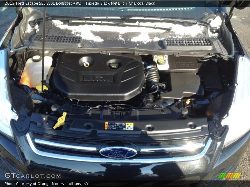 Tuxedo Black Metallic / Charcoal Black 2013 Ford Escape SEL 2.0L EcoBoost 4WD