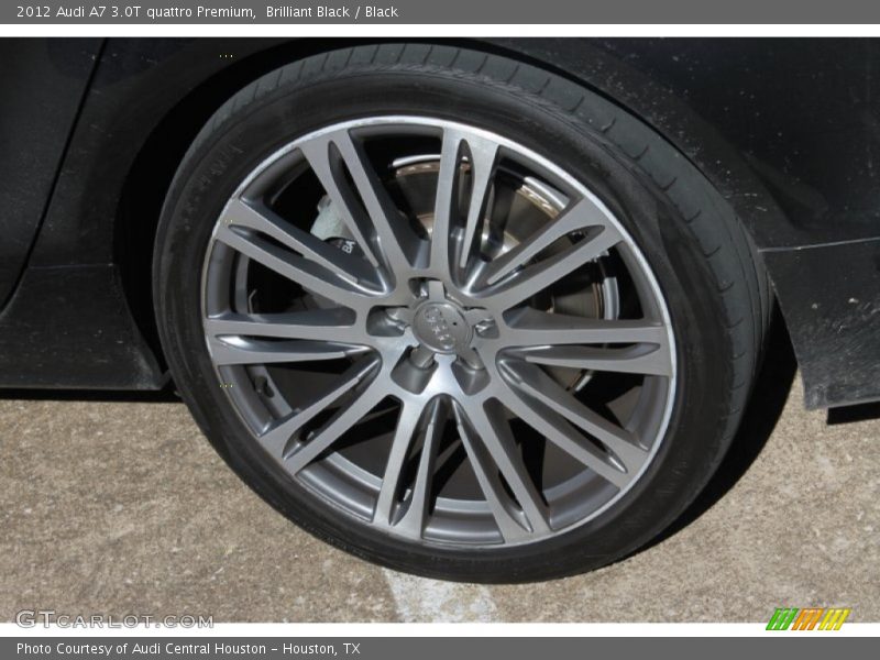 Brilliant Black / Black 2012 Audi A7 3.0T quattro Premium