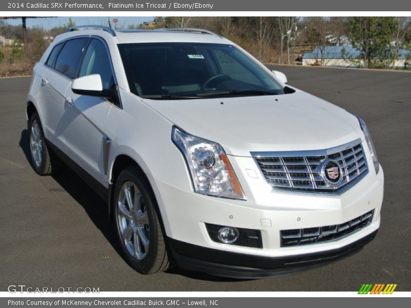Platinum Ice Tricoat / Ebony/Ebony 2014 Cadillac SRX Performance