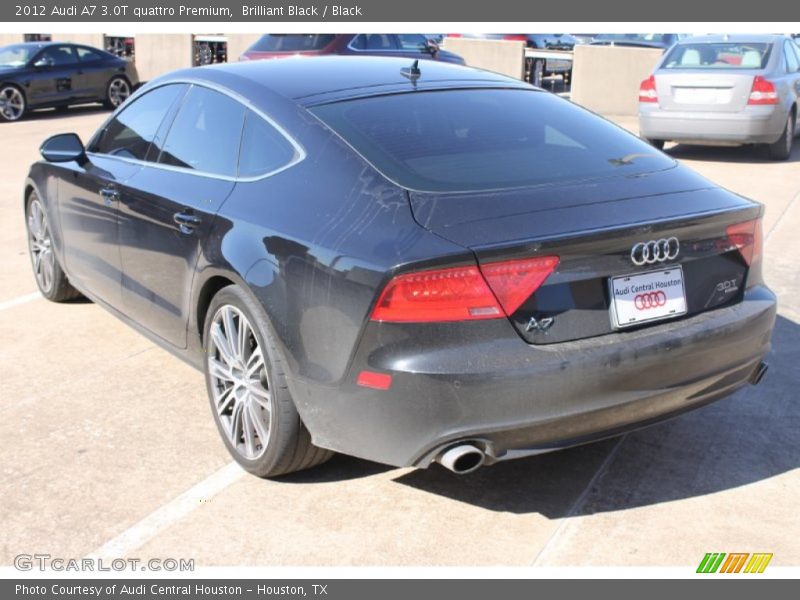 Brilliant Black / Black 2012 Audi A7 3.0T quattro Premium