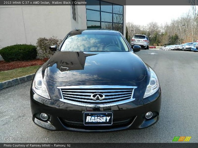 Malbec Black / Graphite 2013 Infiniti G 37 x AWD Sedan