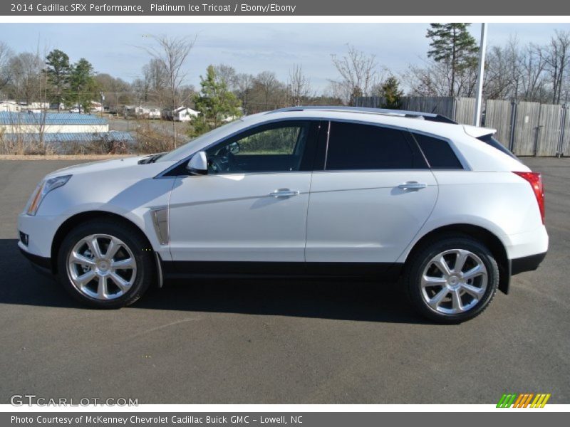 Platinum Ice Tricoat / Ebony/Ebony 2014 Cadillac SRX Performance