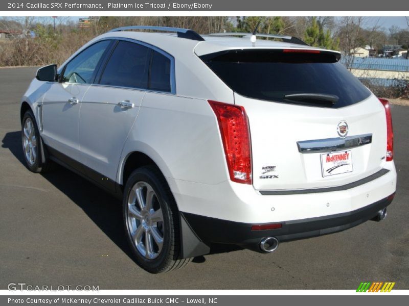 Platinum Ice Tricoat / Ebony/Ebony 2014 Cadillac SRX Performance