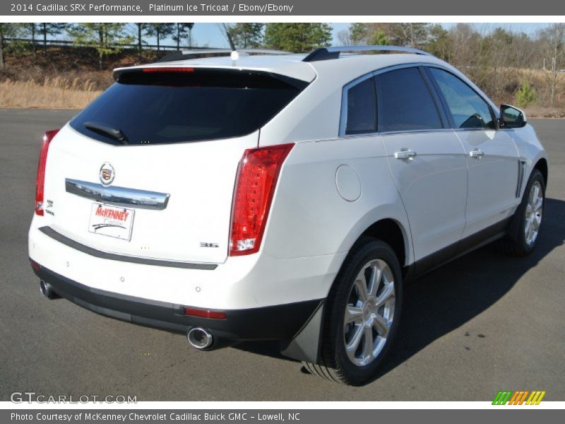 Platinum Ice Tricoat / Ebony/Ebony 2014 Cadillac SRX Performance