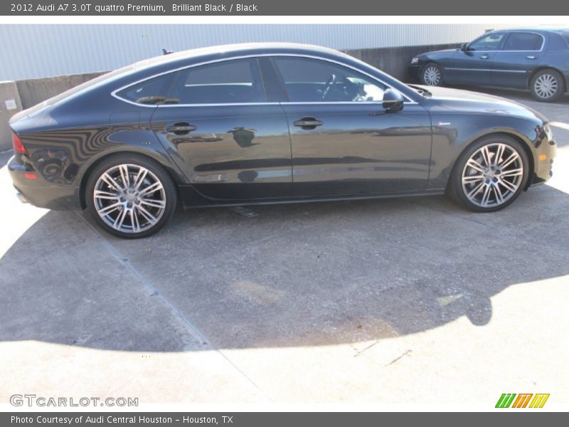 Brilliant Black / Black 2012 Audi A7 3.0T quattro Premium