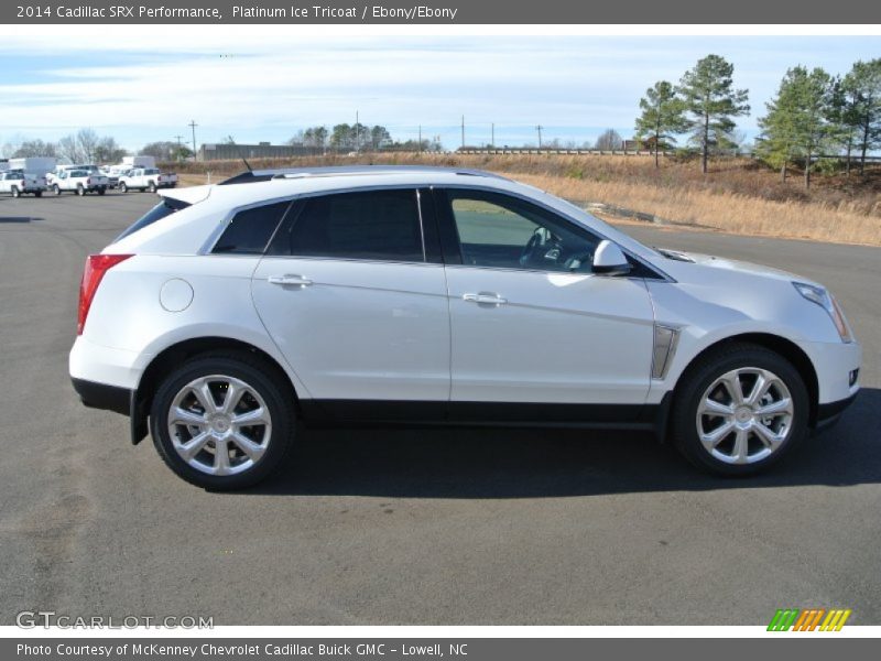 Platinum Ice Tricoat / Ebony/Ebony 2014 Cadillac SRX Performance