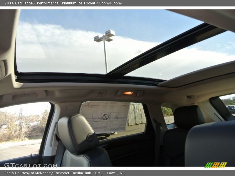 Platinum Ice Tricoat / Ebony/Ebony 2014 Cadillac SRX Performance