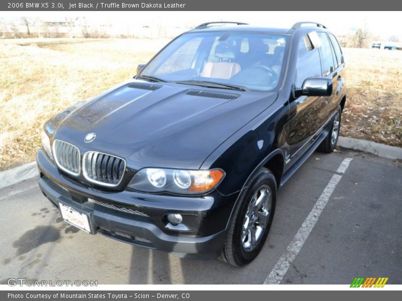 Jet Black / Truffle Brown Dakota Leather 2006 BMW X5 3.0i