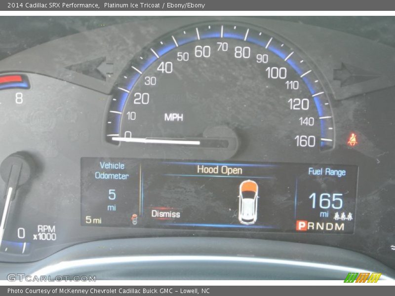 Platinum Ice Tricoat / Ebony/Ebony 2014 Cadillac SRX Performance