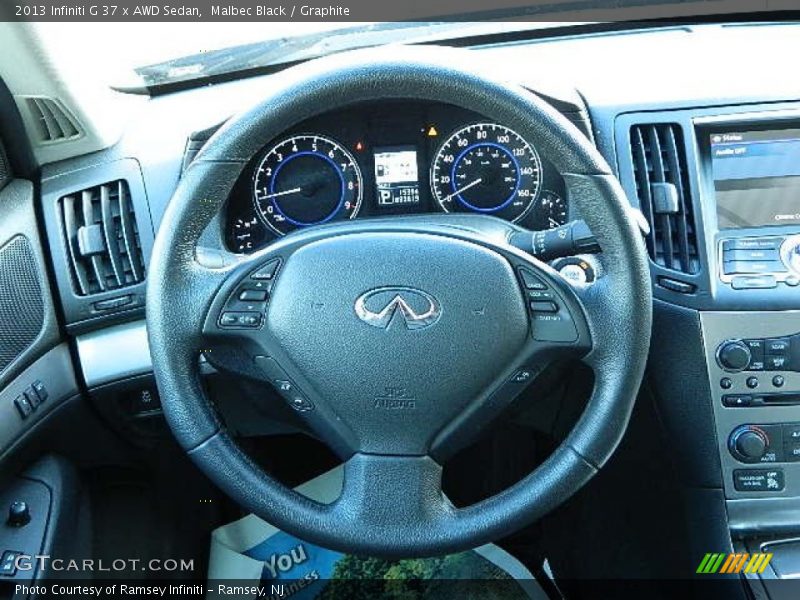 Malbec Black / Graphite 2013 Infiniti G 37 x AWD Sedan