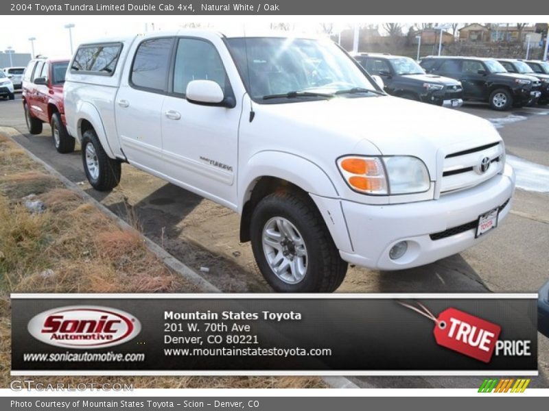 Natural White / Oak 2004 Toyota Tundra Limited Double Cab 4x4