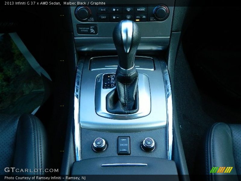 Malbec Black / Graphite 2013 Infiniti G 37 x AWD Sedan
