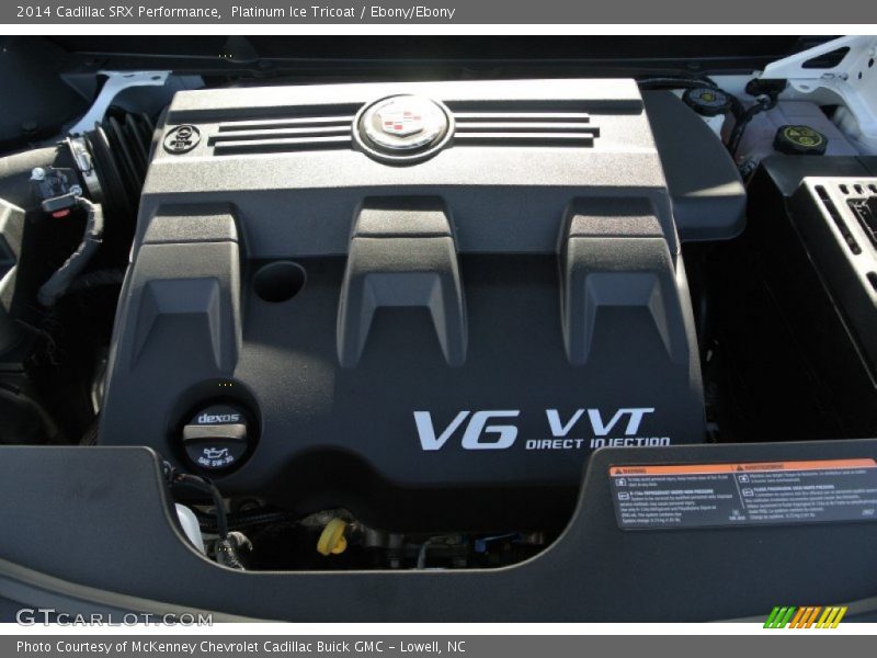 Platinum Ice Tricoat / Ebony/Ebony 2014 Cadillac SRX Performance