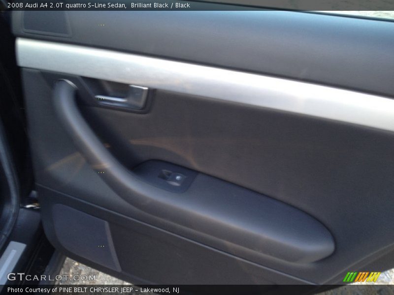Brilliant Black / Black 2008 Audi A4 2.0T quattro S-Line Sedan