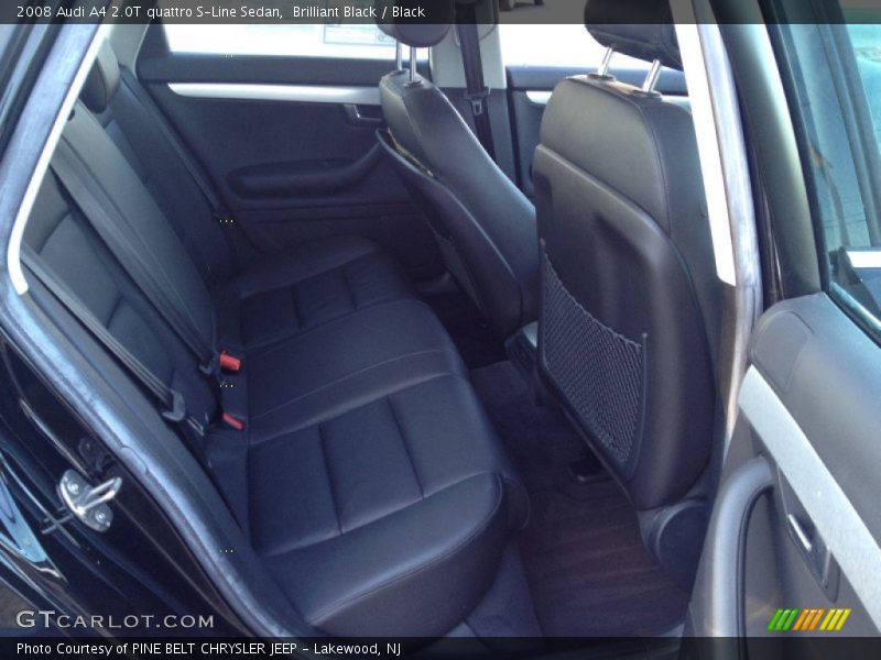 Brilliant Black / Black 2008 Audi A4 2.0T quattro S-Line Sedan