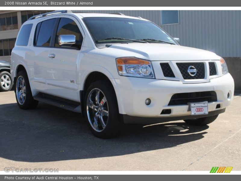 Blizzard White / Almond 2008 Nissan Armada SE