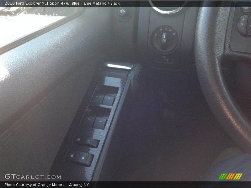 Blue Flame Metallic / Black 2010 Ford Explorer XLT Sport 4x4