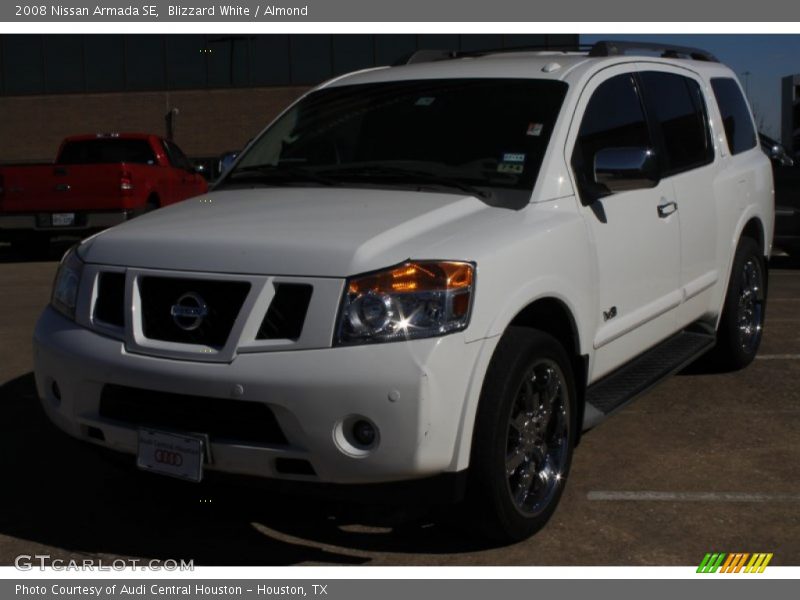 Blizzard White / Almond 2008 Nissan Armada SE