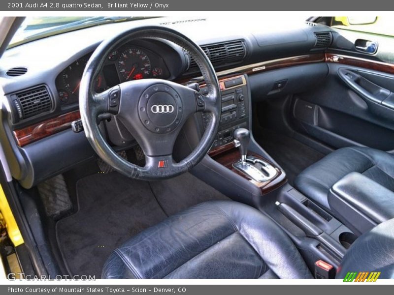 Onyx Interior - 2001 A4 2.8 quattro Sedan 