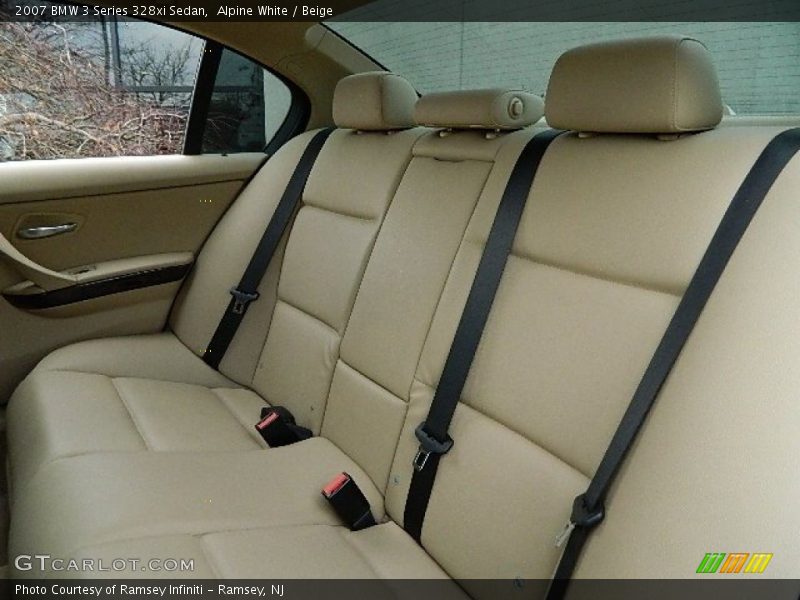 Alpine White / Beige 2007 BMW 3 Series 328xi Sedan