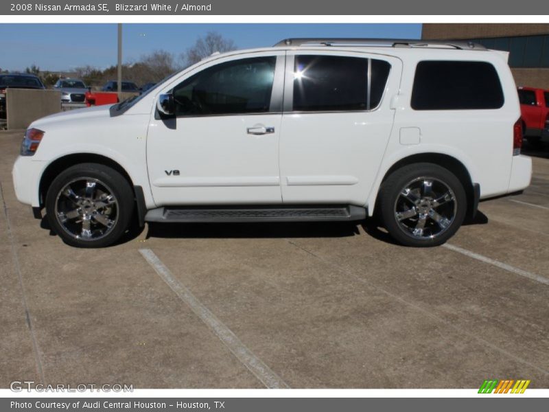 Blizzard White / Almond 2008 Nissan Armada SE