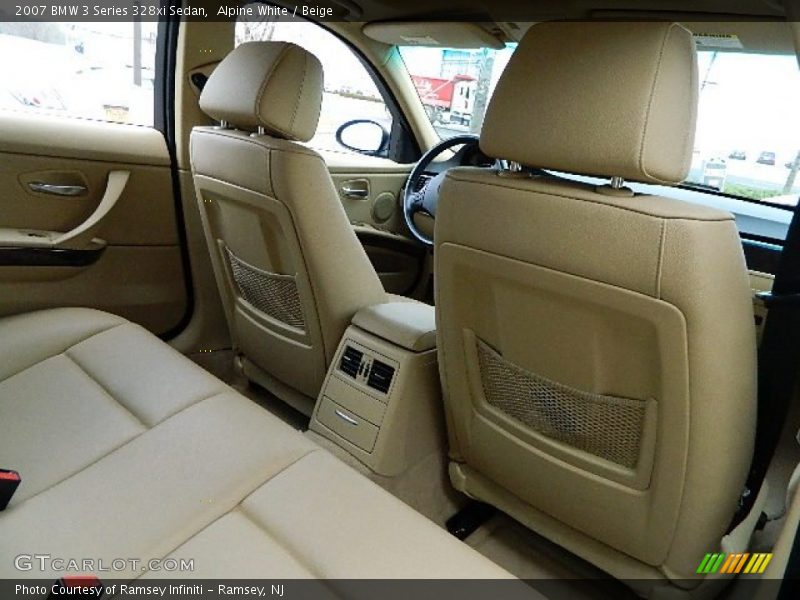 Alpine White / Beige 2007 BMW 3 Series 328xi Sedan