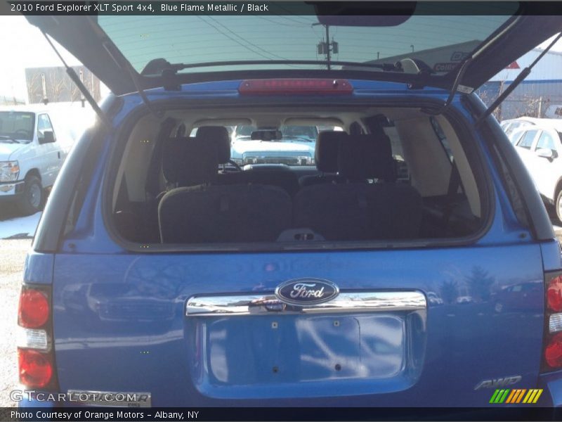 Blue Flame Metallic / Black 2010 Ford Explorer XLT Sport 4x4