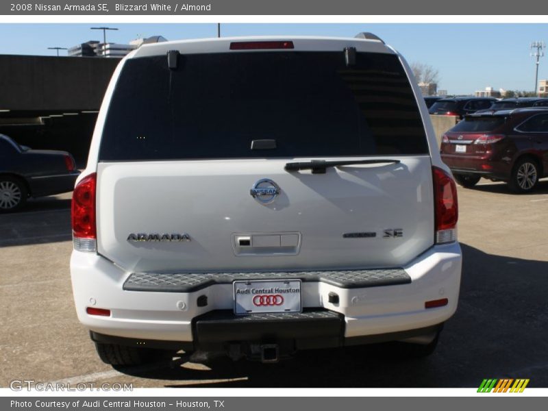 Blizzard White / Almond 2008 Nissan Armada SE