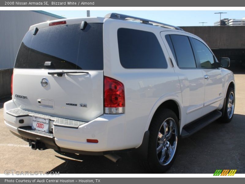 Blizzard White / Almond 2008 Nissan Armada SE