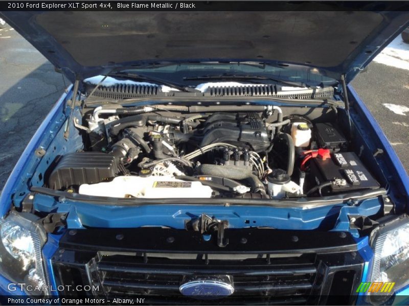 Blue Flame Metallic / Black 2010 Ford Explorer XLT Sport 4x4