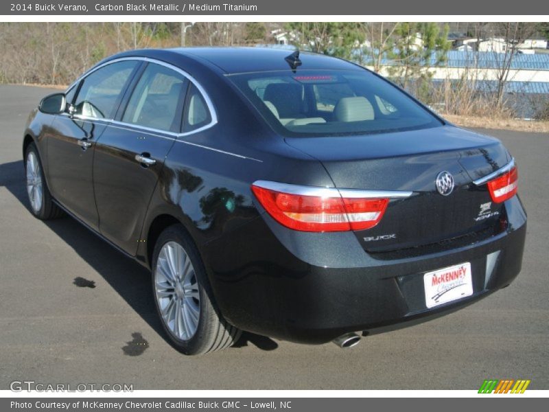 Carbon Black Metallic / Medium Titanium 2014 Buick Verano