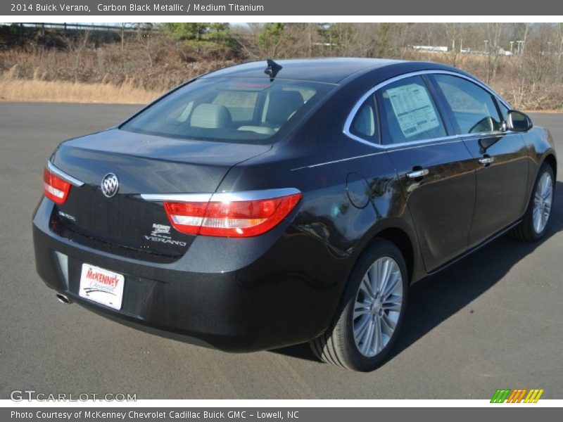 Carbon Black Metallic / Medium Titanium 2014 Buick Verano