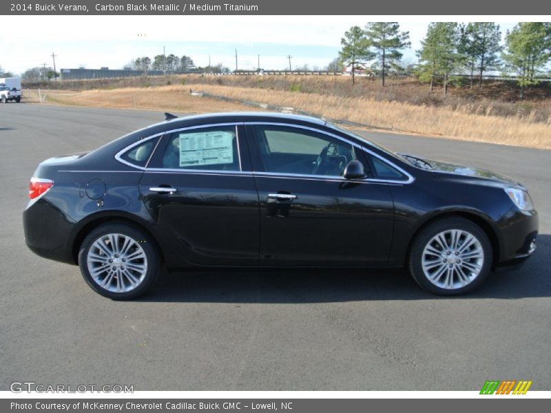 Carbon Black Metallic / Medium Titanium 2014 Buick Verano