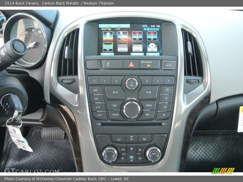 Carbon Black Metallic / Medium Titanium 2014 Buick Verano