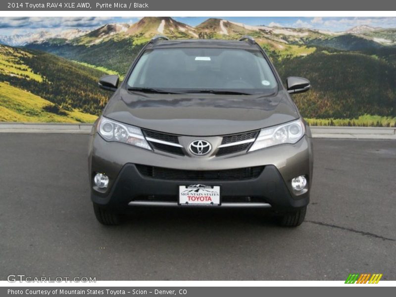 Pyrite Mica / Black 2014 Toyota RAV4 XLE AWD