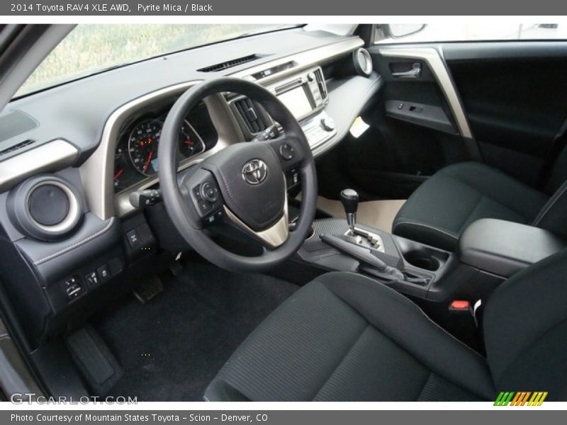 Pyrite Mica / Black 2014 Toyota RAV4 XLE AWD