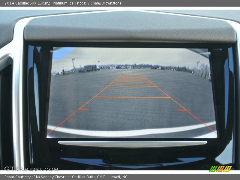 Platinum Ice Tricoat / Shale/Brownstone 2014 Cadillac SRX Luxury