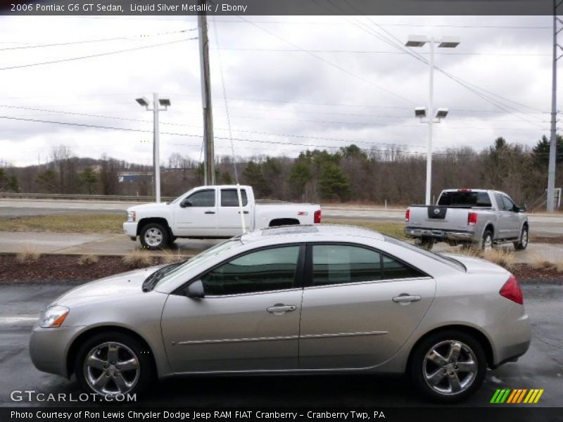 Liquid Silver Metallic / Ebony 2006 Pontiac G6 GT Sedan