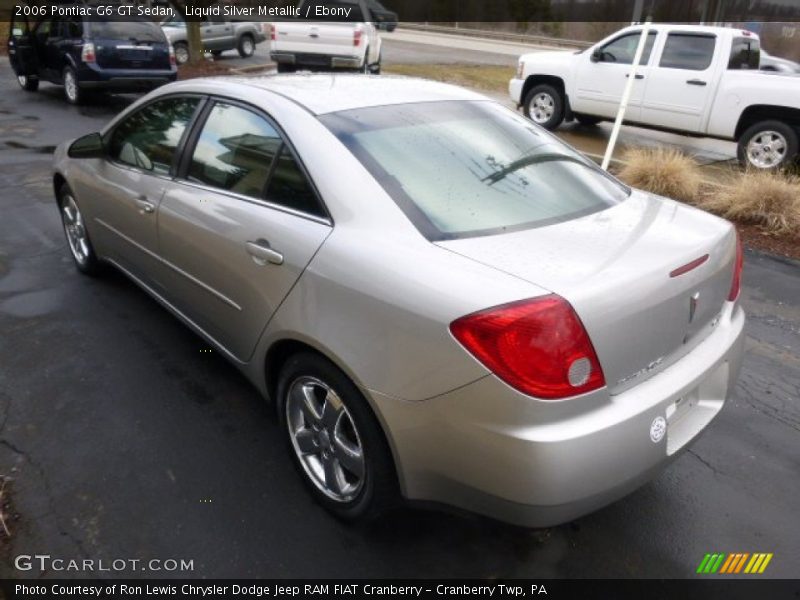 Liquid Silver Metallic / Ebony 2006 Pontiac G6 GT Sedan