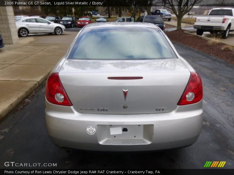 Liquid Silver Metallic / Ebony 2006 Pontiac G6 GT Sedan