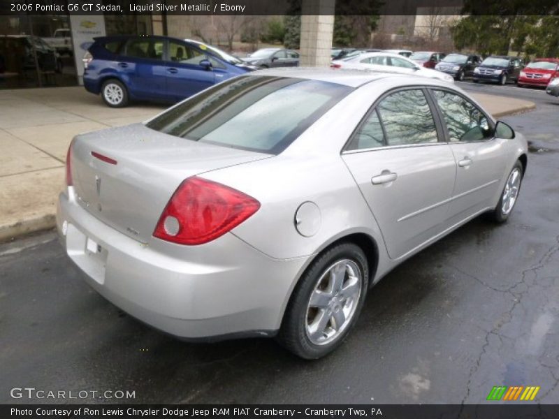 Liquid Silver Metallic / Ebony 2006 Pontiac G6 GT Sedan