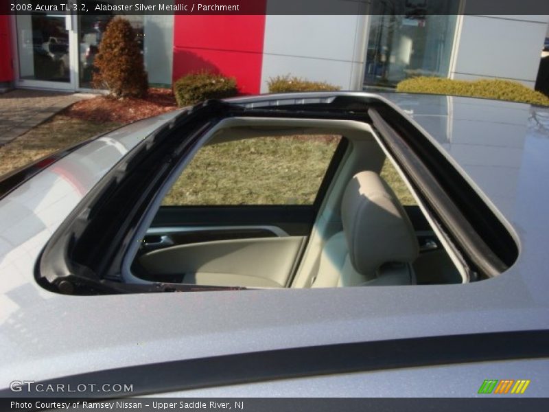 Alabaster Silver Metallic / Parchment 2008 Acura TL 3.2