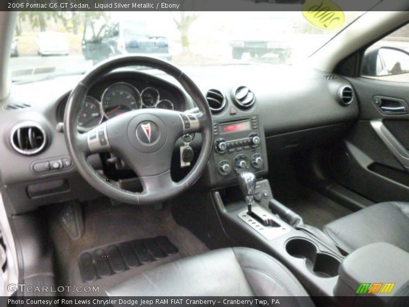 Liquid Silver Metallic / Ebony 2006 Pontiac G6 GT Sedan