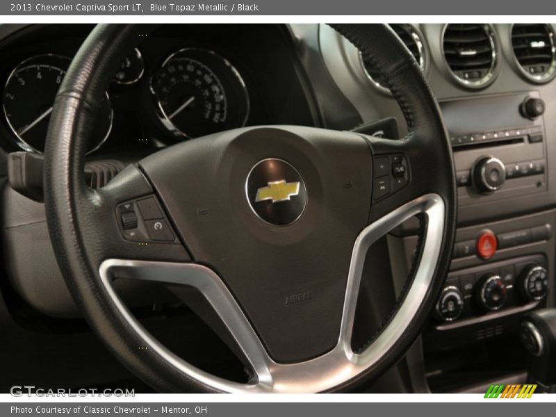 Blue Topaz Metallic / Black 2013 Chevrolet Captiva Sport LT