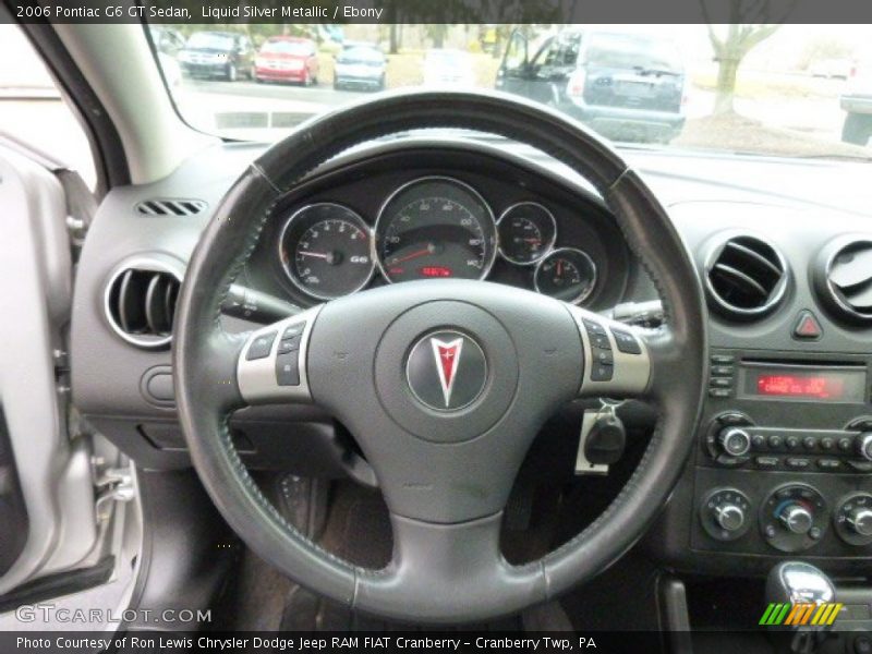 Liquid Silver Metallic / Ebony 2006 Pontiac G6 GT Sedan