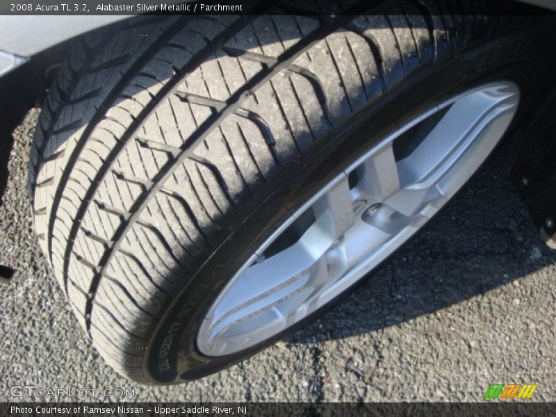 Alabaster Silver Metallic / Parchment 2008 Acura TL 3.2