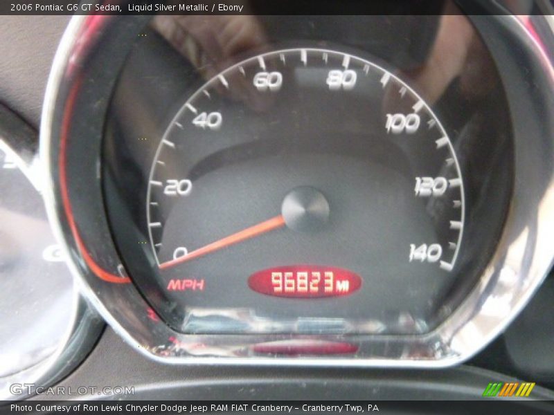 Liquid Silver Metallic / Ebony 2006 Pontiac G6 GT Sedan