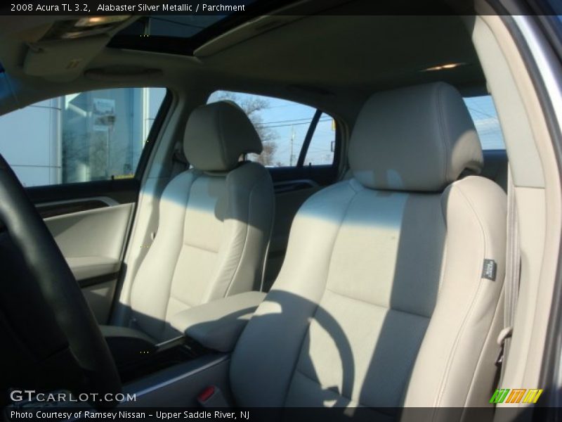 Alabaster Silver Metallic / Parchment 2008 Acura TL 3.2