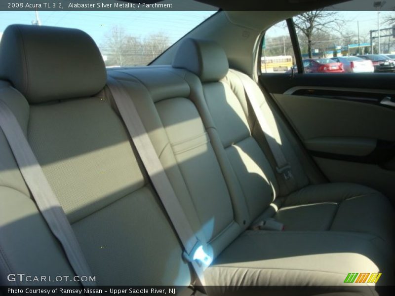 Alabaster Silver Metallic / Parchment 2008 Acura TL 3.2